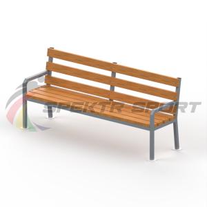 Купить Уличная скамейка со спинкой Дача в Дмитриеве 