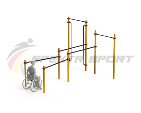 Купить Спортивный комплекс для инвалидов-колясочников WRK-D19_76mm в Дмитриеве 