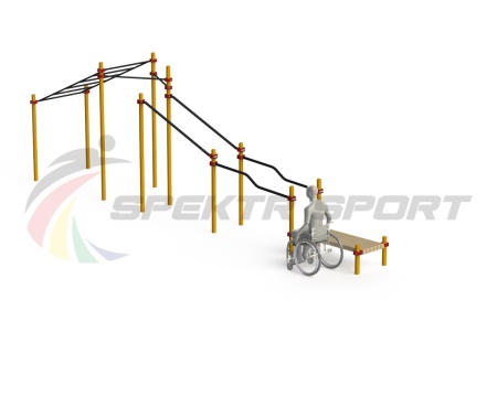 Купить Спортивный комплекс для инвалидов-колясочников WRK-D22_76mm в Дмитриеве 